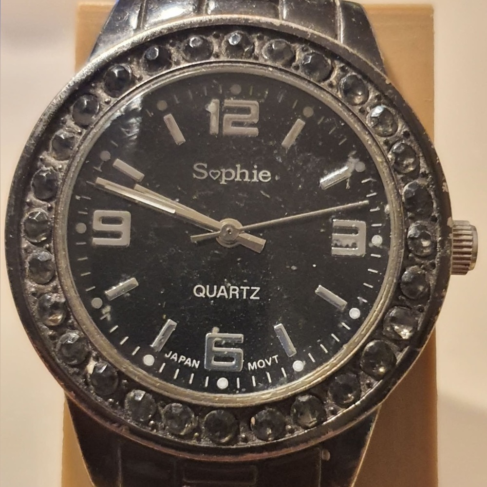 🦋10/$20🦋 Sophie Black/Silver Women's Watch